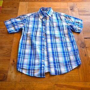 Blue button down shirt _ size 10/12